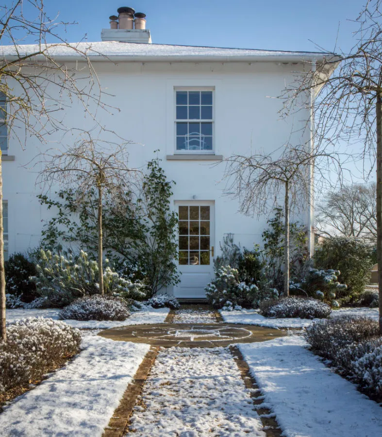 Nichols brown webber architecture america farm chilterns oxfordshire snow