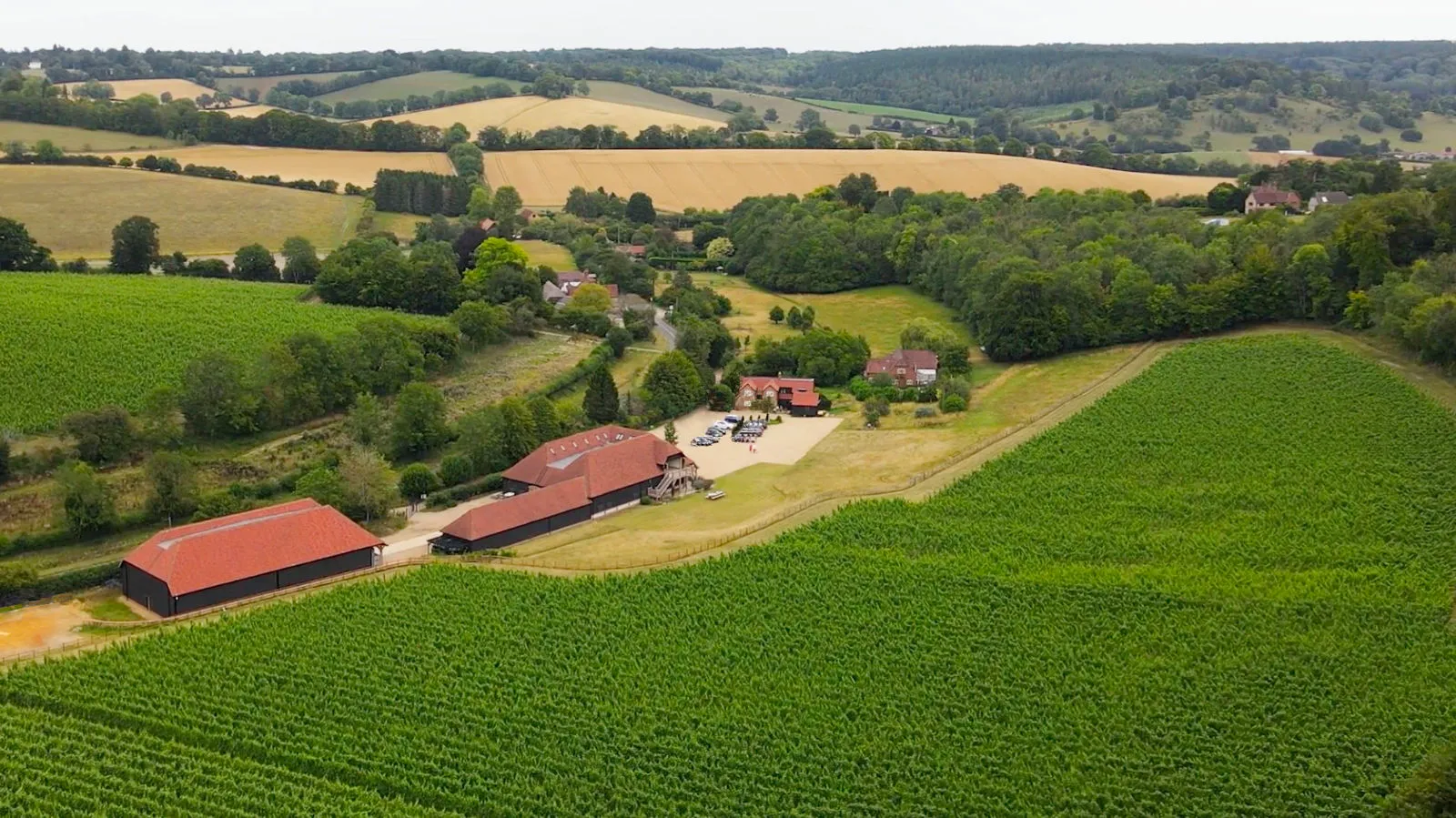 Nichols brown webber architects hundred hills winery chilterns